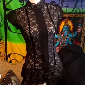 Gothic lace top